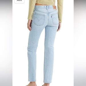 Levi 501 floral distressed